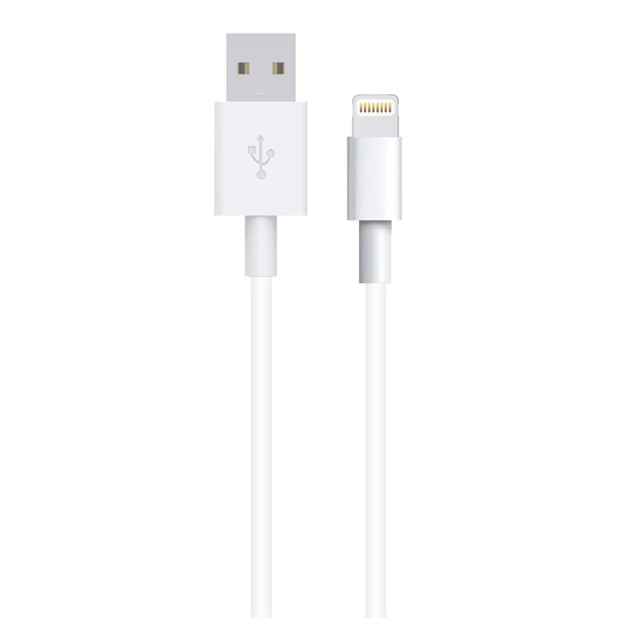 Nettech NT-20 Plastik 100 Cm Lightning Şarj ve Data Kablosu (Beyaz) NT-6511