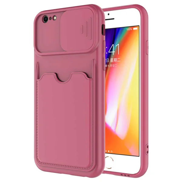 Apple iPhone 6 Kılıf ​Zore Kartix Kapak - Koyu Mor - 1