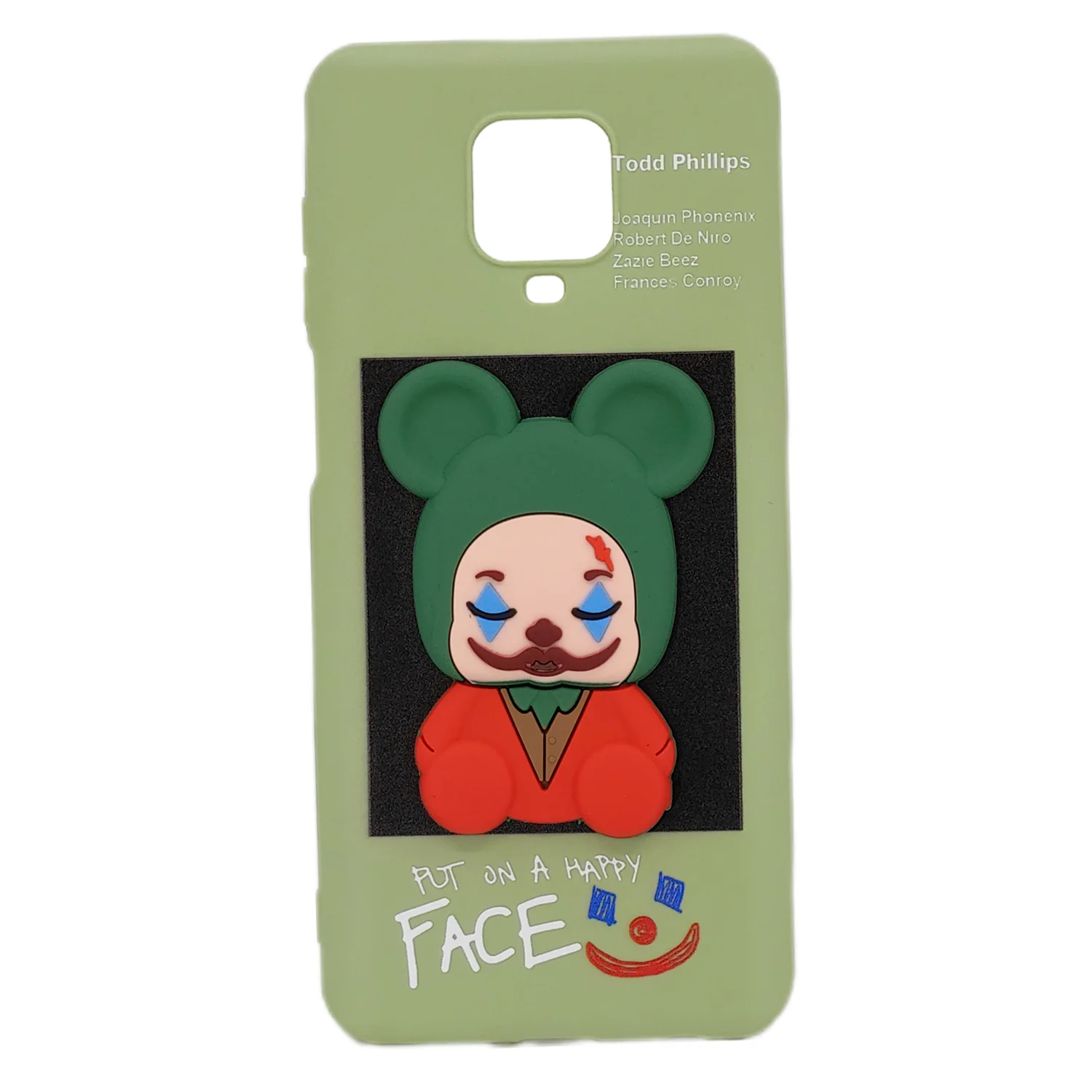 Nettech Xiaomi Redmi Note 9 Pro Uyumlu Three D Case Seri Arka Koruma Kılıf (Yeşil) NT-95102