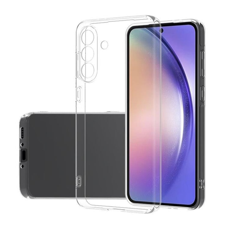 Nettech Samsung A26 Uyumlu Lüx Seri Kamera Korumalı Arka Koruma Kılıf (Şeffaf) NT-112220