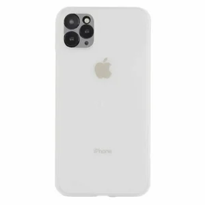 Nettech Apple iPhone 12 Pro Max Uyumlu Ultra Slim Arka Koruma Kılıf (Beyaz) NT-87889