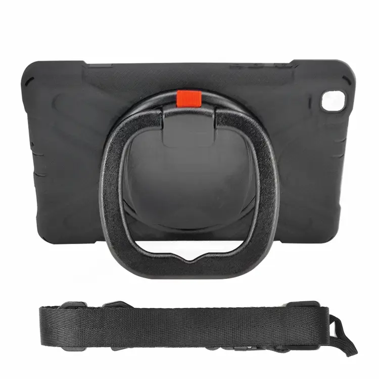 Nettech Samsung Galaxy Tab A 8 SM-T290 Uyumlu Armor 360 Arka Koruma (Siyah) NT-95945