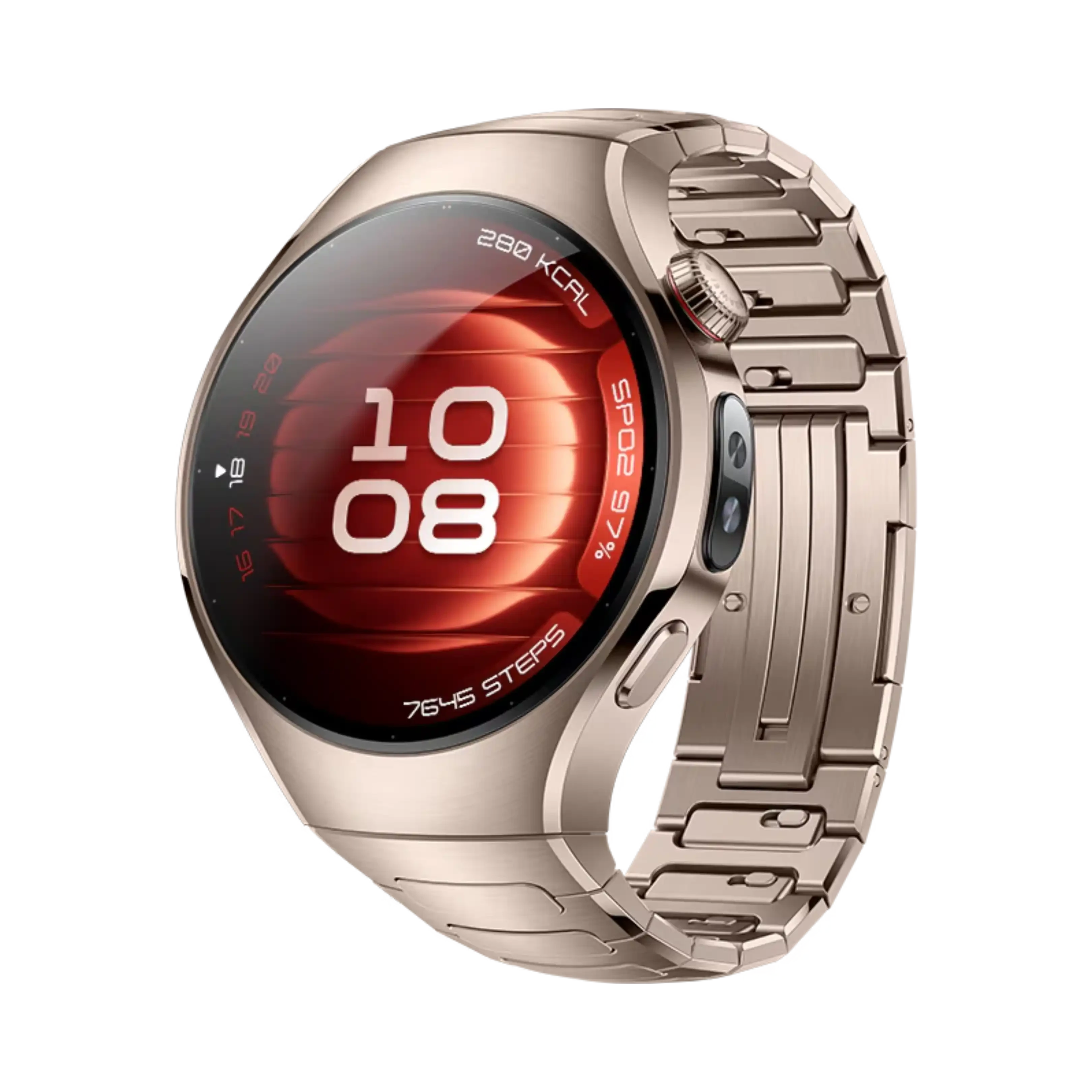 Huawei Watch 5 - Paslanmaz Çelik - 42mm - Wi-Fi - Amber Titanyum