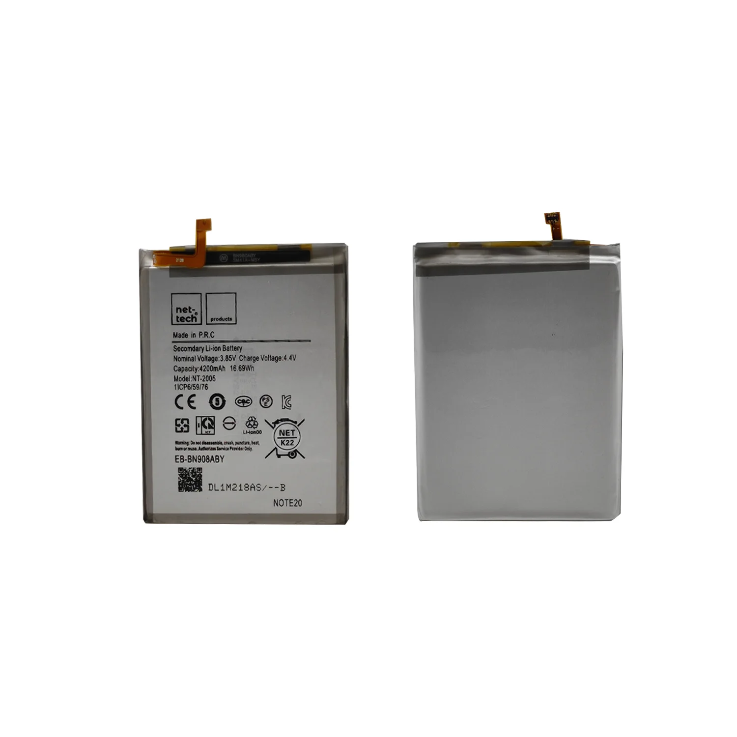 Teknonet Samsung Galaxy Note 20 Uyumlu Nettech NT-93176 Batarya NT-93176