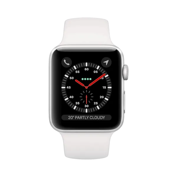 Apple Watch Series 3 - Alüminyum - 42mm - Cellular - Gümüş - 2