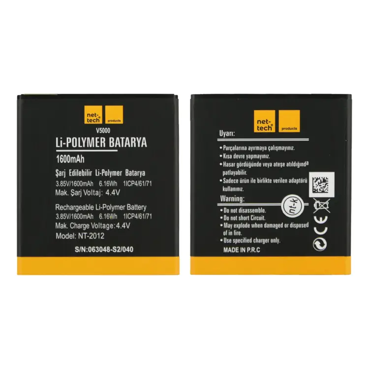 Teknonet Vestel Venüs 5000 Uyumlu Nettech NT-2012 1600 MAh Batarya NT-32453