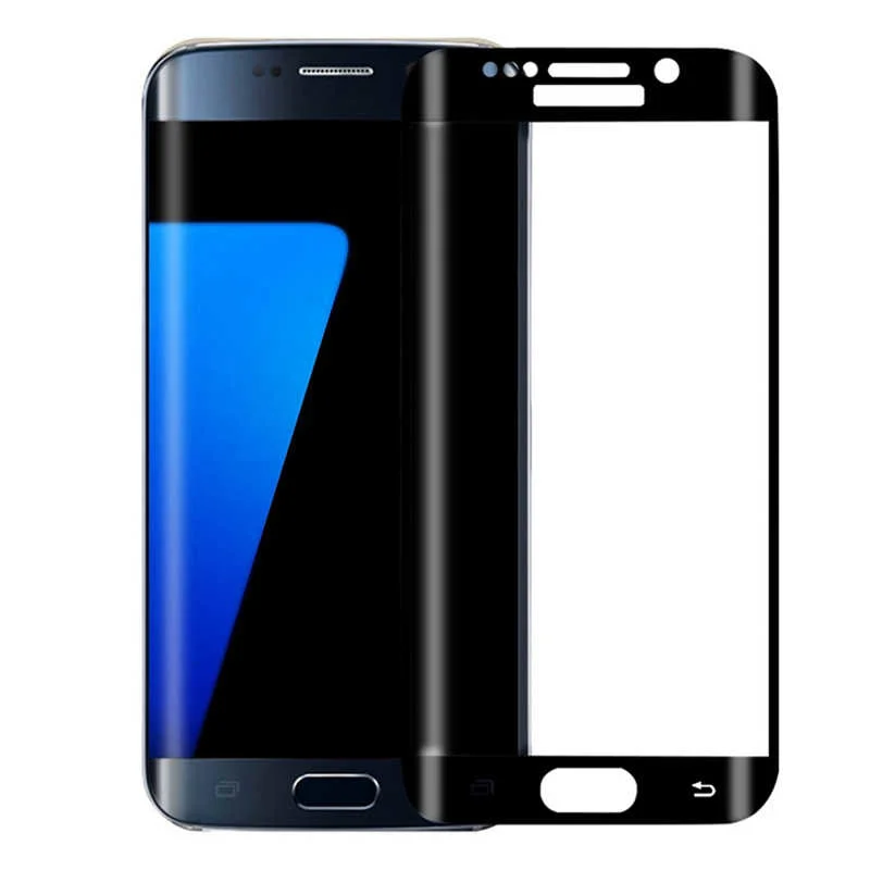 Galaxy S7 Edge Zore Süper Pet Ekran Koruyucu Jelatin - Siyah