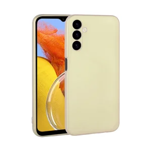 Galaxy M14 Kılıf Zore Premier Silikon Kapak - Gold