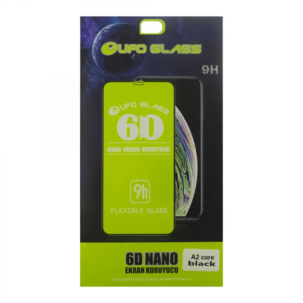 Ufo Samsung Galaxy A2 Core Uyumlu Ön Koruma Nano Ekran Koruyucu (Siyah) VR-16954 - 2