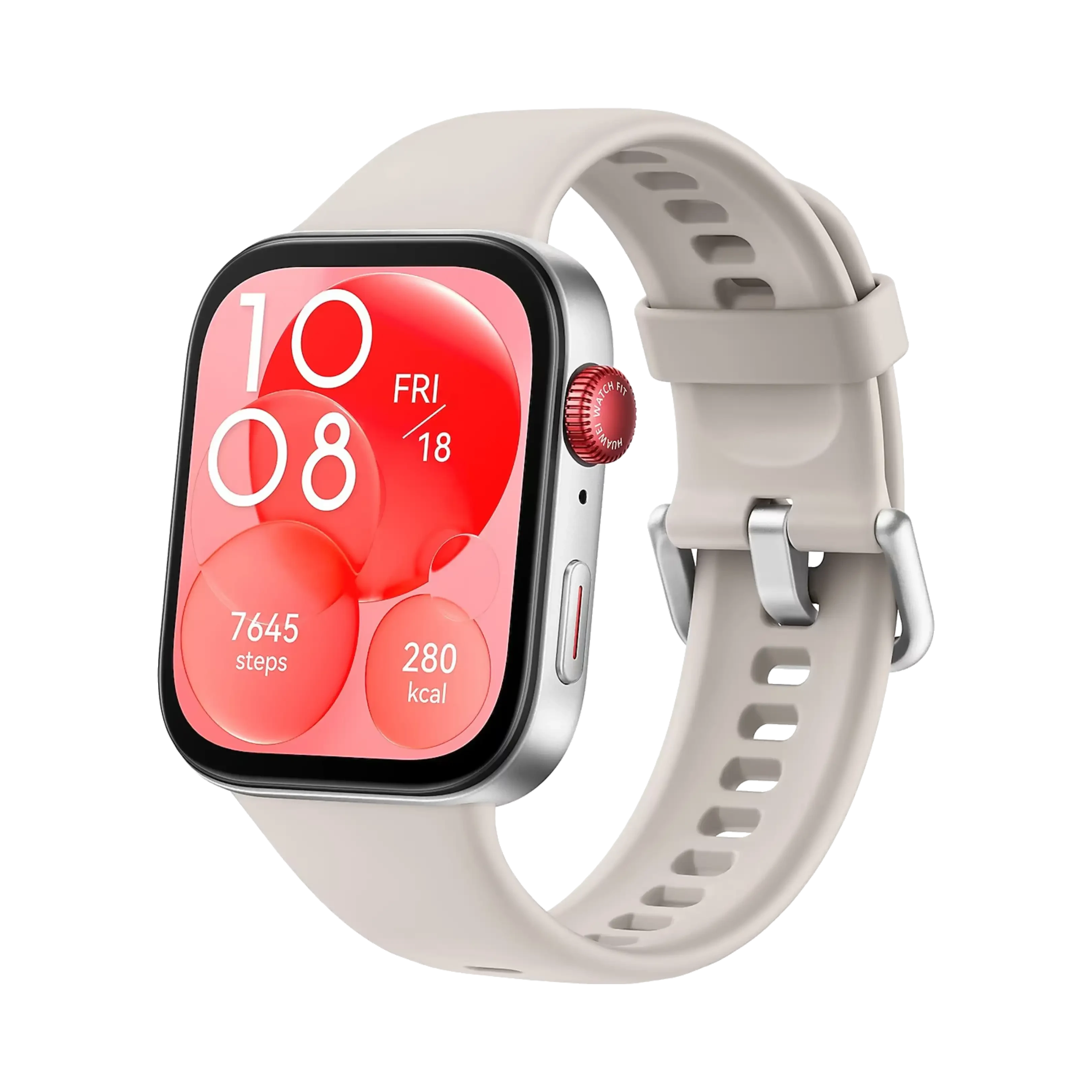 Huawei Watch Fit 3 - Alüminyum - 44mm - GPS - Beyaz