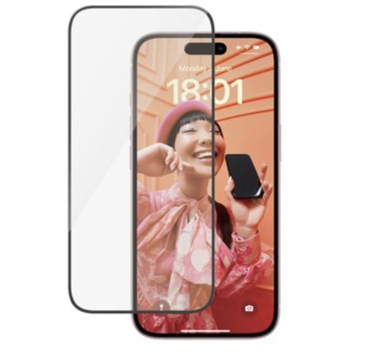 Nettech Apple iPhone 15 Uyumlu 5D Glas Full Cam Koruyucu (Şeffaf) NT-110130