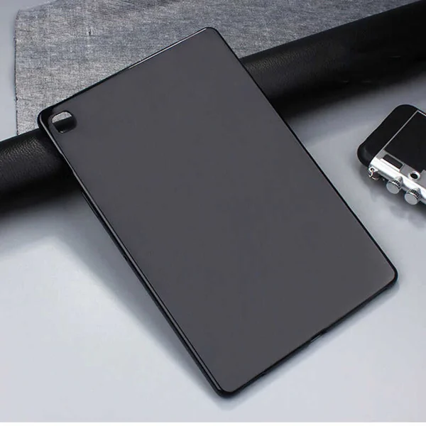 Galaxy Tab S6 Lite P610 Kılıf Zore Tablet Süper Silikon Kapak - Siyah - 1