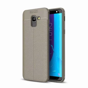 Galaxy J6 Kılıf Zore Niss Silikon Kapak - Gri