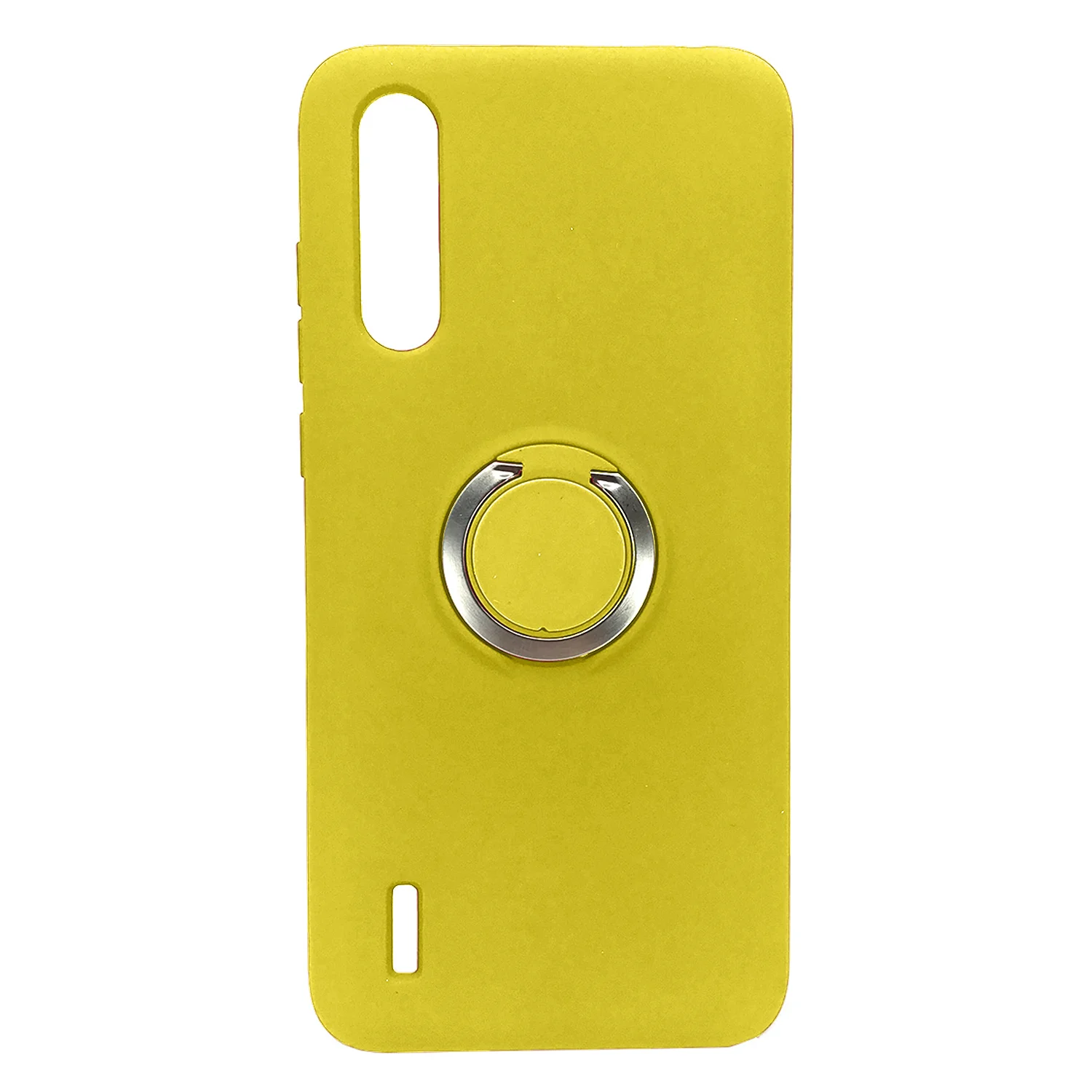 Nettech Xiaomi Mi A3 Lite Uyumlu Nano Ring Arka Koruma Kılıf (Sarı) NT-81851