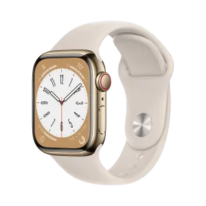 Apple Watch Series 8 - Paslanmaz Çelik - 41mm - Cellular - Altın